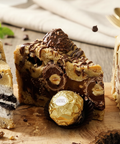 Cookie Pie Box with Oreo cookie pie, Ferrero Rocher cookie pie, and Kinder cookie pie slices. Handmade by Hannah’s Kitchen Cork