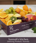 Fresh fruit platter with oranges, kiwi, grapes and watermelon from Hannah’s Kitchen Cork.