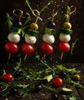 Greek skewers with mozzarella, tomato, cucumber, and olives – Hannah’s Kitchen Cork catering