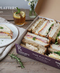 Deluxe premium sandwich platter with assorted meats, cheese, and salad from Hannah’s Kitchen Cork.