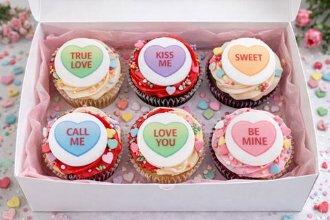 Love Heart Cupcakes