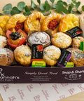 Light breakfast box with muffins, pastries and fresh juice from Hannah’s Kitchen Cork.